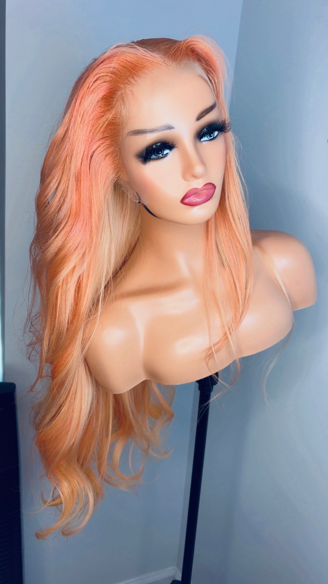 Pastel Pink Frontal Wig