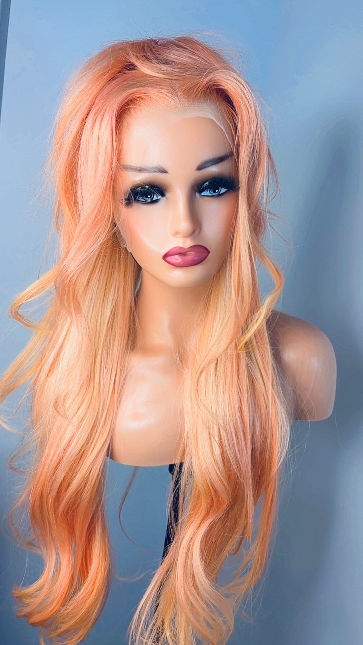 Pastel Pink Frontal Wig