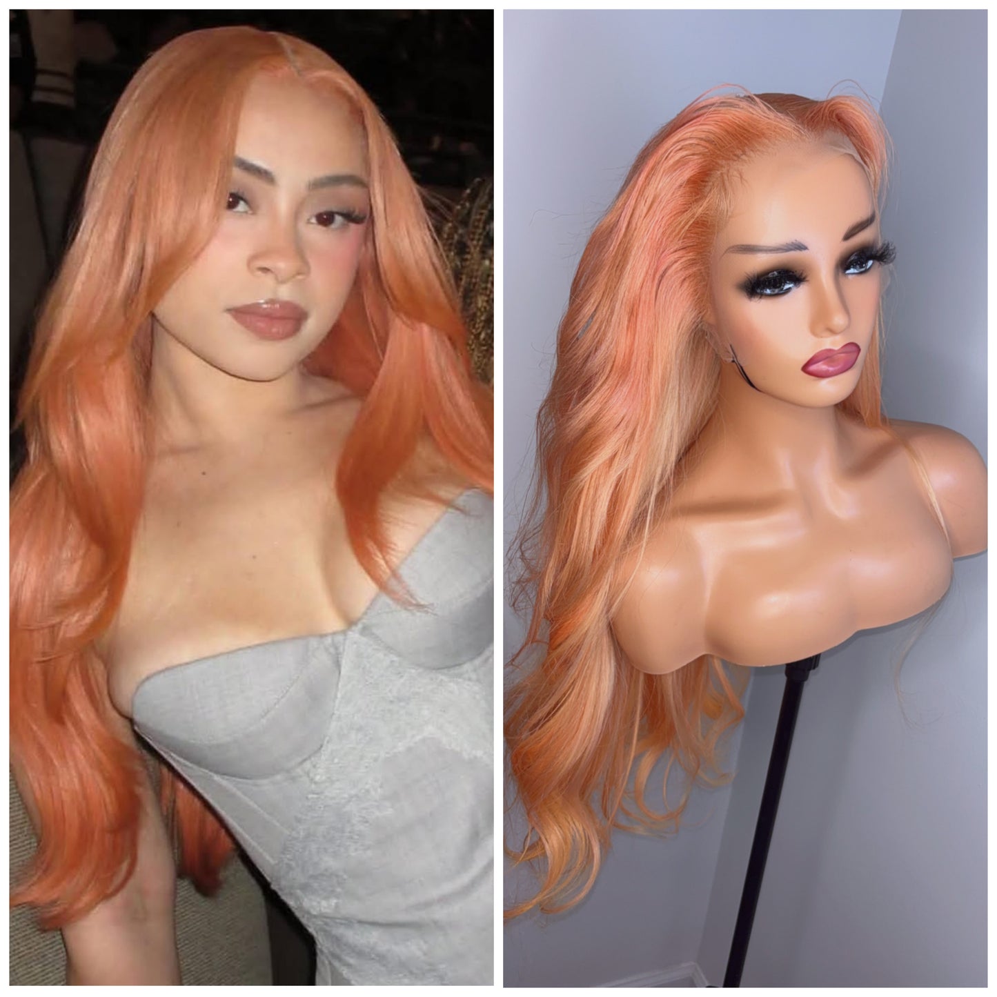 Pastel Pink Frontal Wig