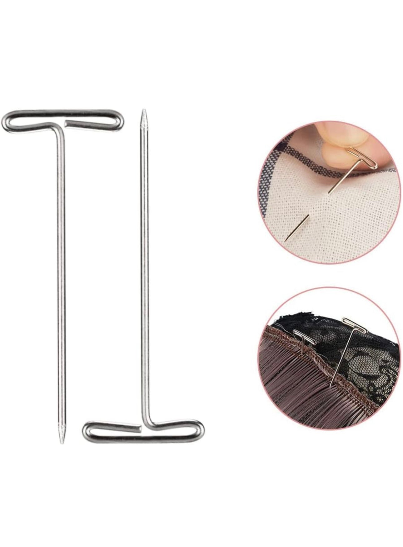 Wig T-Pins 2” (12 Pcs)